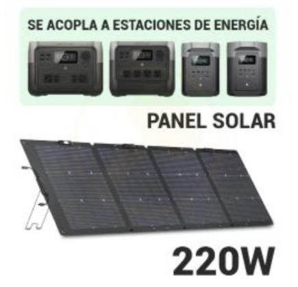 Panel solar bifacial portátil EcoFlow NextGen