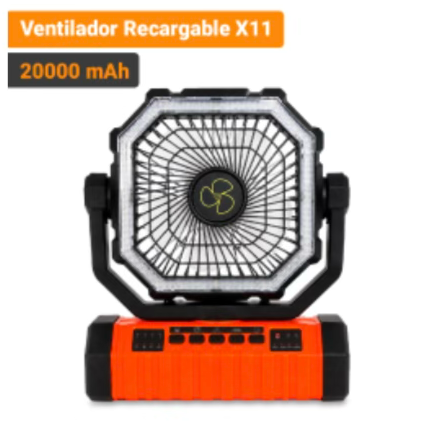 Ventilador recargable X11